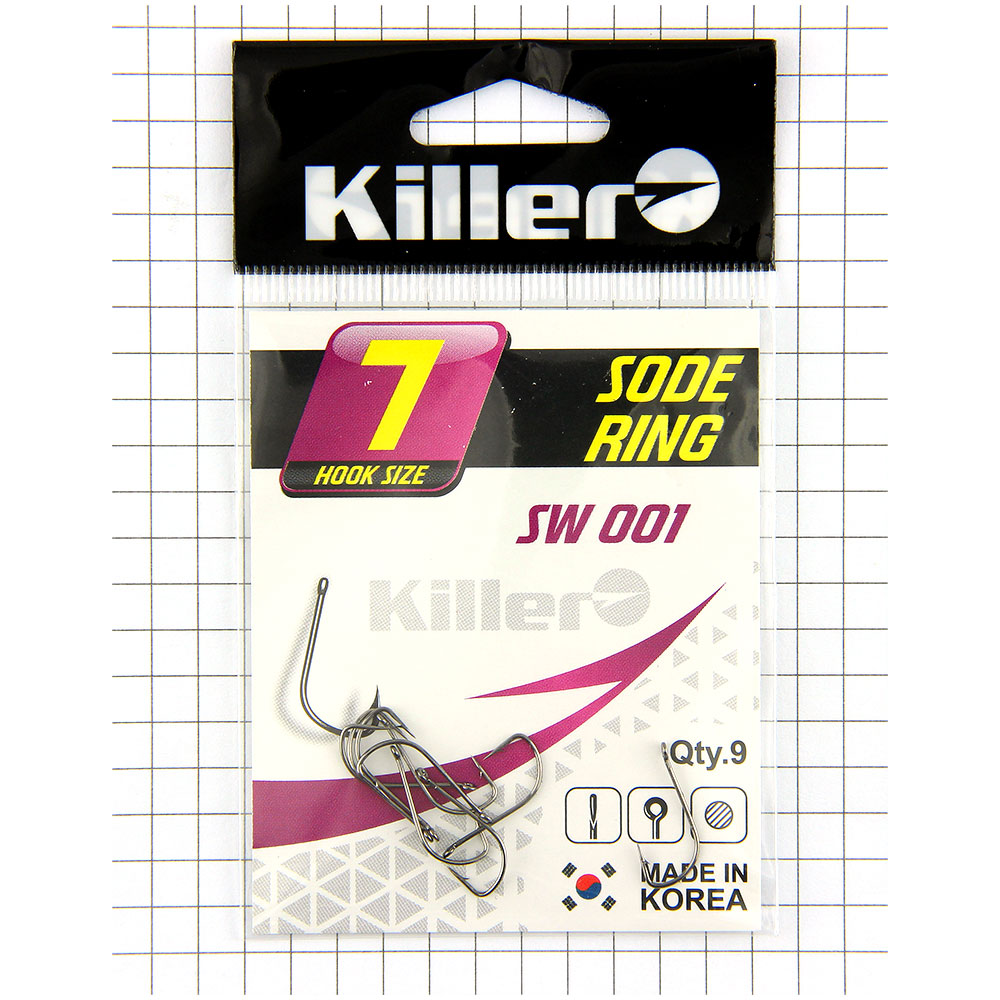 Крючки Killer SODE-RING №7 (001)