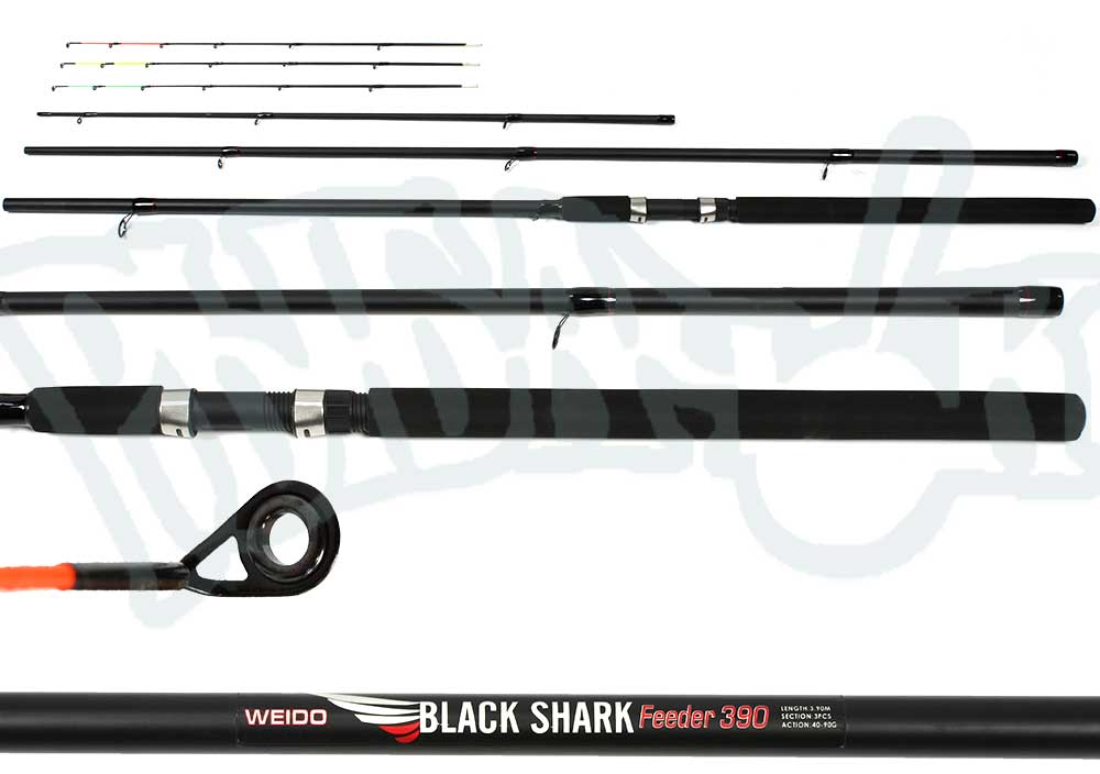 Спиннинг Black Shark 3,9м (40-90г) неопреновая ручка 