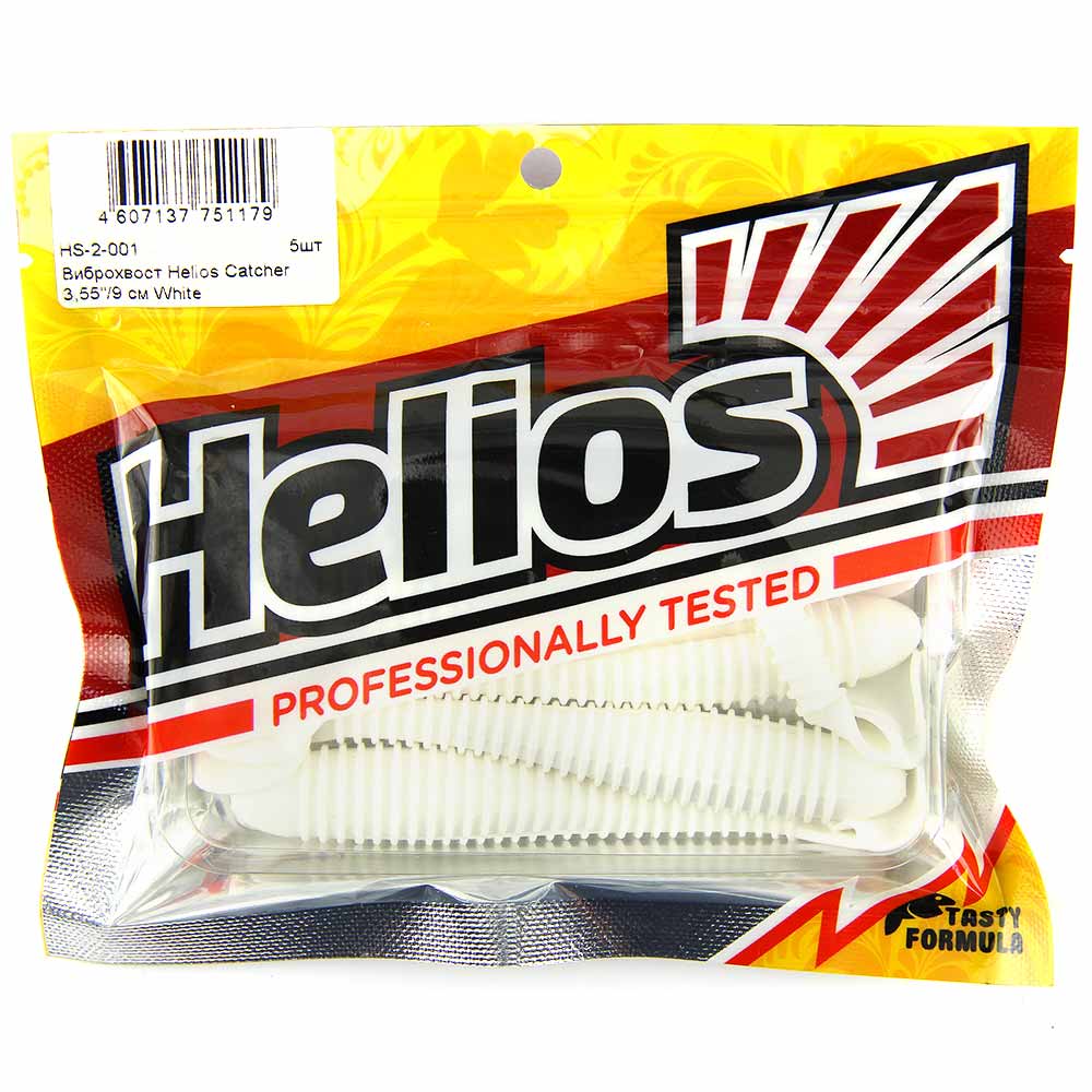 Виброхвост Helios Catcher 3.55''/9см (5шт) (HS-2-001)
