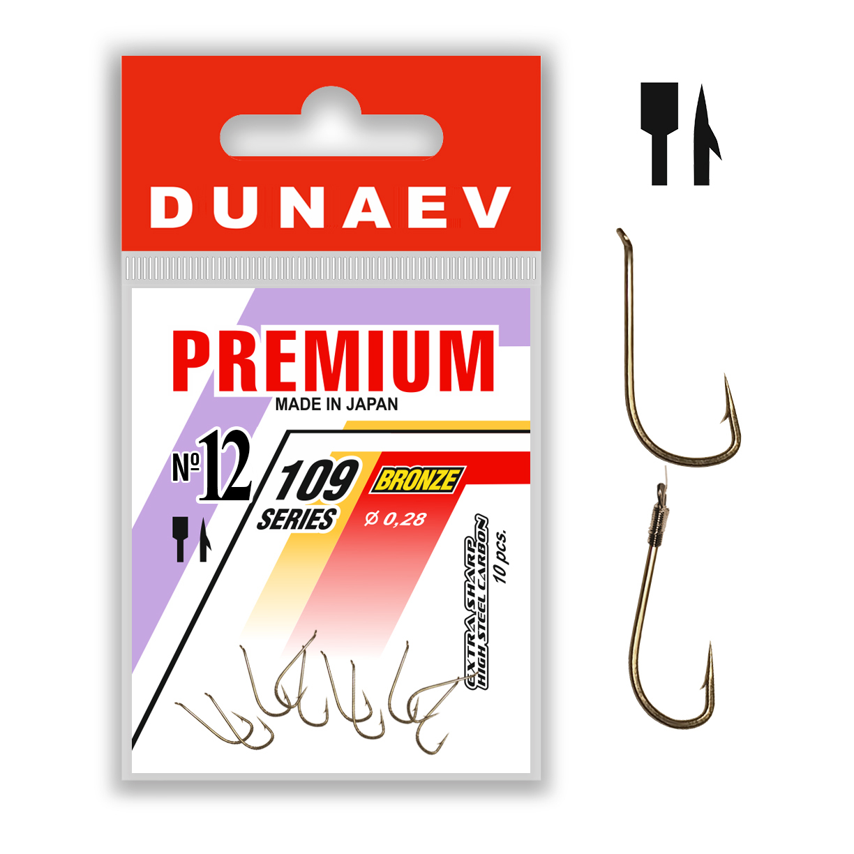 Крючок Dunaev Premium 109#12