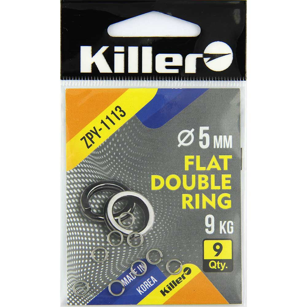 Кольцо заводное Flat Double Ring 5,0*0,6мм  (1113)