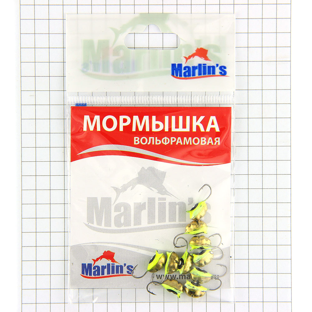 Мормышка вольфрам Marlin`s Вятская личинка №3 7100-203