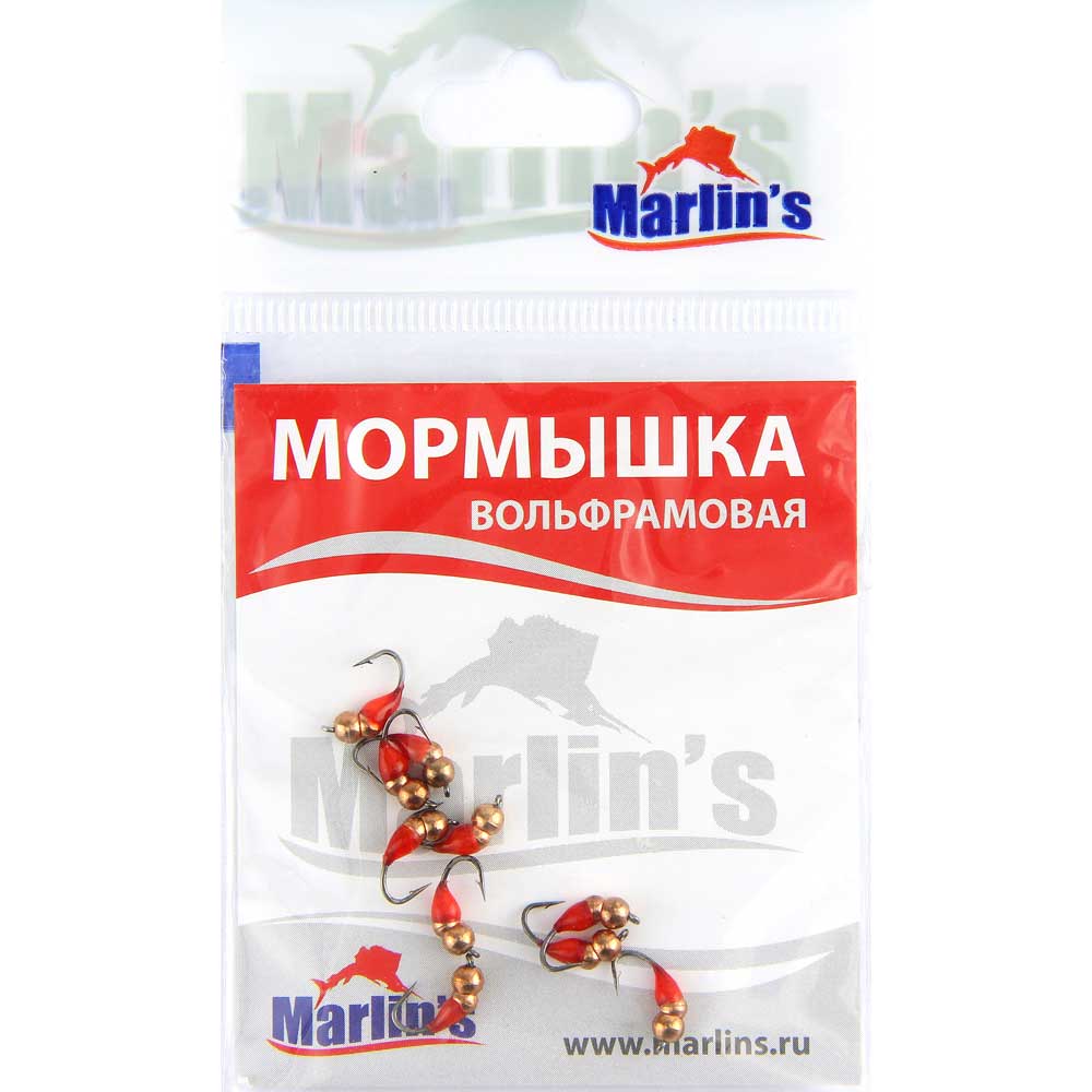 Мормышка вольфрам Marlin`s Мураш №1 (3,0мм 0,30гр) цв.МЕДЬ (уп.- 10шт), 7301-099