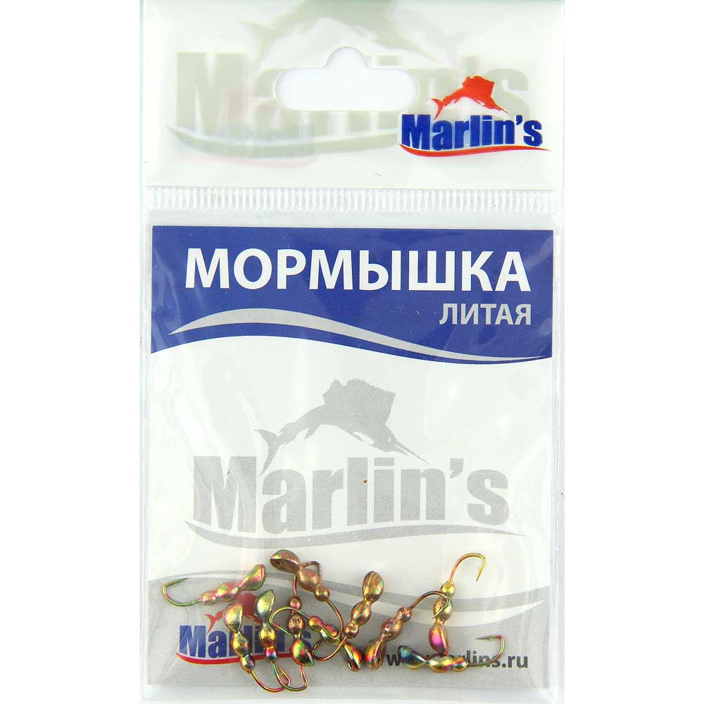 Мормышка литая "Marlin's" Мураш №2 (0,45гр) кр.Crown (уп-10шт), арт. 7001-299