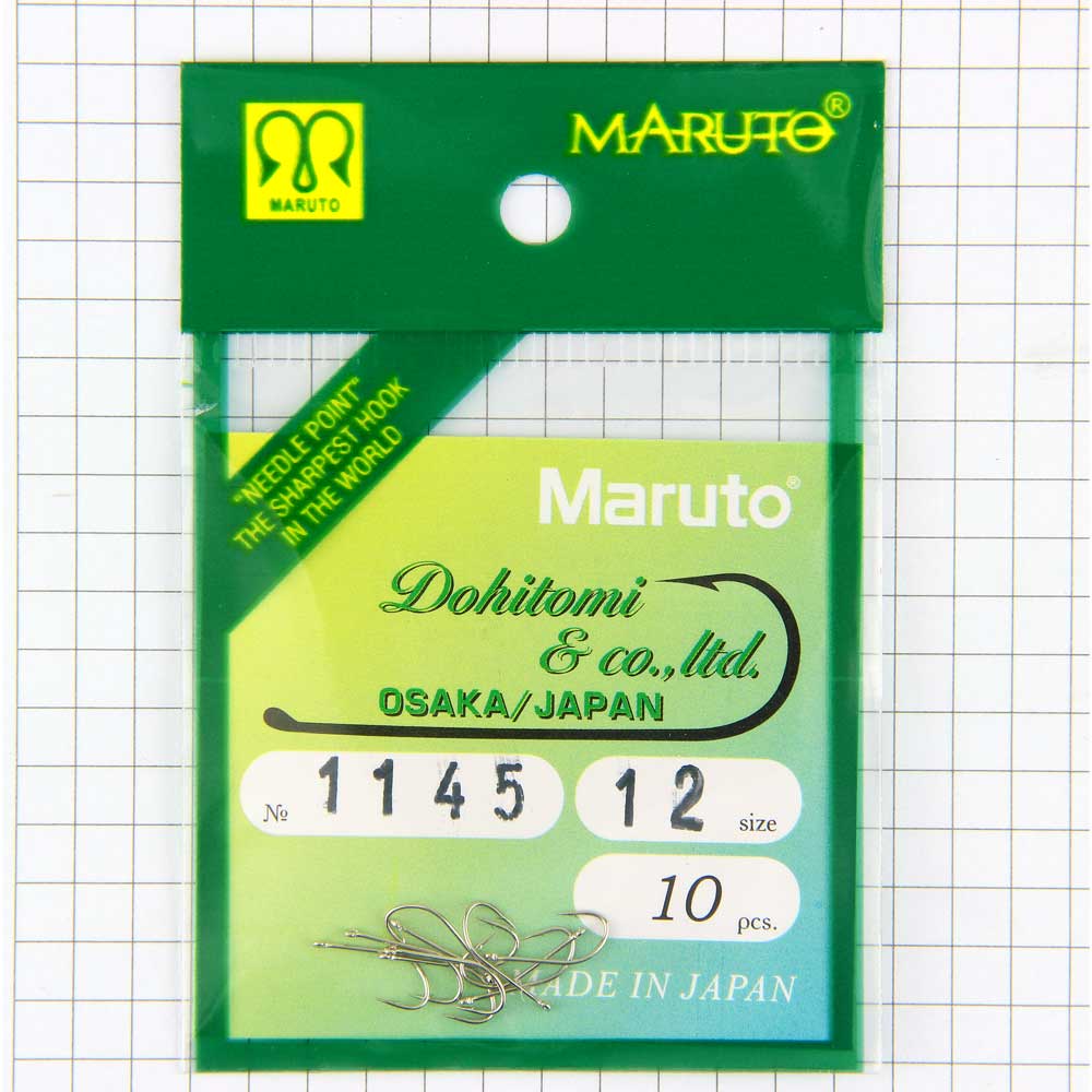 Крючки Maruto 1145 Ni №12 (10шт.) универсал