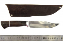 Нож Окский Норка ст.95х18 Венге, граб, дюраль, фибра (5851)