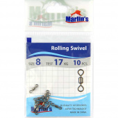 Вертлюг Marlin's Rolling Swivels №8 уп.10шт. SH1001-008