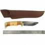 Нож Окский Барсук ст.65х13 сапели,береста,рисунок полное литье