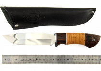 Нож Окский Ягуар ст.65х13  венге береста 