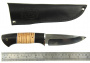 Нож Окский Стриж ст.65х13 Граб с берестой (4700)