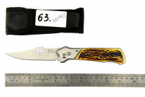 Нож кость А303 кноп.,фикс(лез10м)