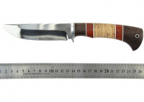 Нож Окский Белка ст.65х13 ЭКСПО Рукоять граб, вставка (4857)