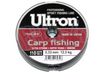 Леска ULTRON Carp Fishing100м(0,33) 12кг коричневый