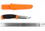 Нож Morakniv Companion F серрейторн, нерж.сталь, прорезин. рукоять с оранж.накладками,11829 (R36561)