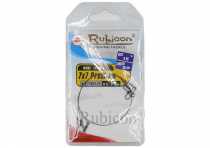 Поводок стальной RUBICON Premium 7х7 (5кг,25см,d=0,27мм) (2шт) 