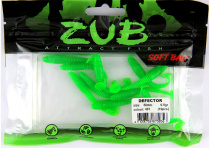 Приманка ZUB-DEFECTOR 50мм-10шт, (цвет 401) зеленый