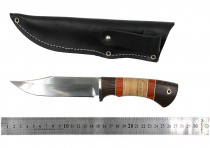 Нож Окский Норка ст.65х13 ЭКСПО рукоять граб, вставка (5691)