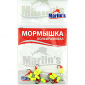 Мормышка вольфрам Marlin`s Мураш №2 (3,5мм 0,65гр) цв.ЛИМОН (уп.- 10шт), 7302-666