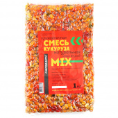 Кукуруза натуральная MIX -смесь вкусов 1кг (пакет)