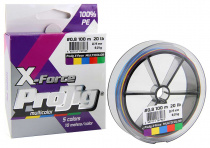 Шнур ProJig X-Force Multicolor 0.20мм, 15.0кг, 100м, 