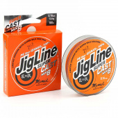 Леска плет.JigLine Super Cast 100м (012) 10кг, оранжевый/фиолетовый